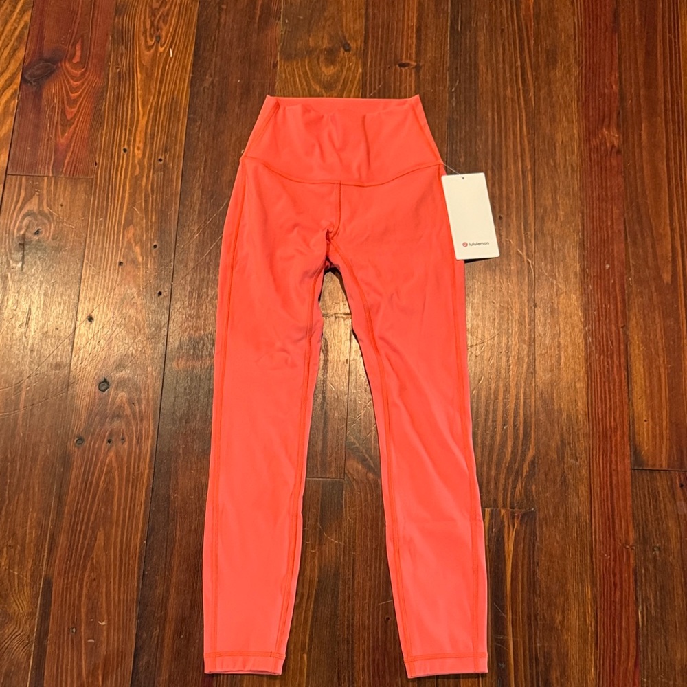 Lululemon Solar Orange High-Rise legging 25” NWT